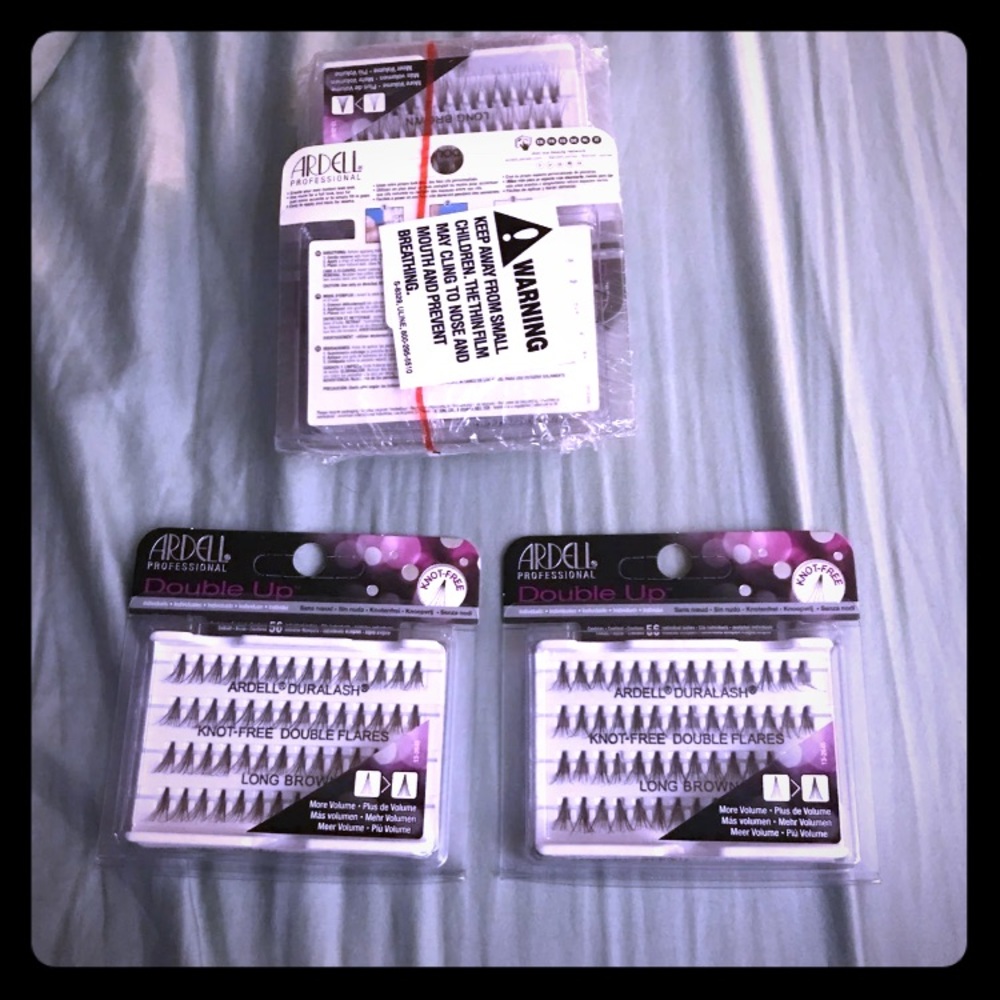 🆕New 6 Pack Ardell Brown Knott Free Eyelashes